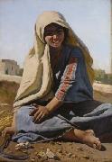 Charles Verlat The Girl from Bethlehem oil painting on canvas